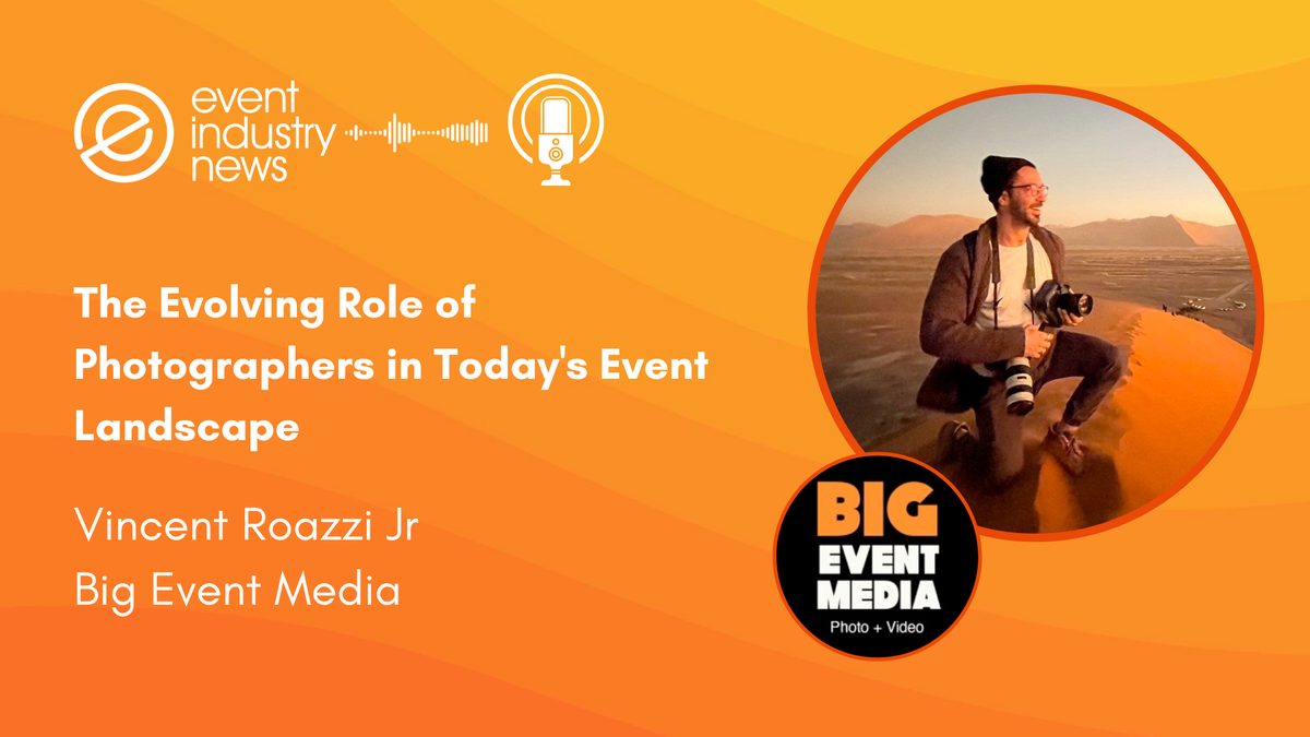 Event Industry News podcast episode artwork featuring Vincent Roazzi Jr of Big Event Media