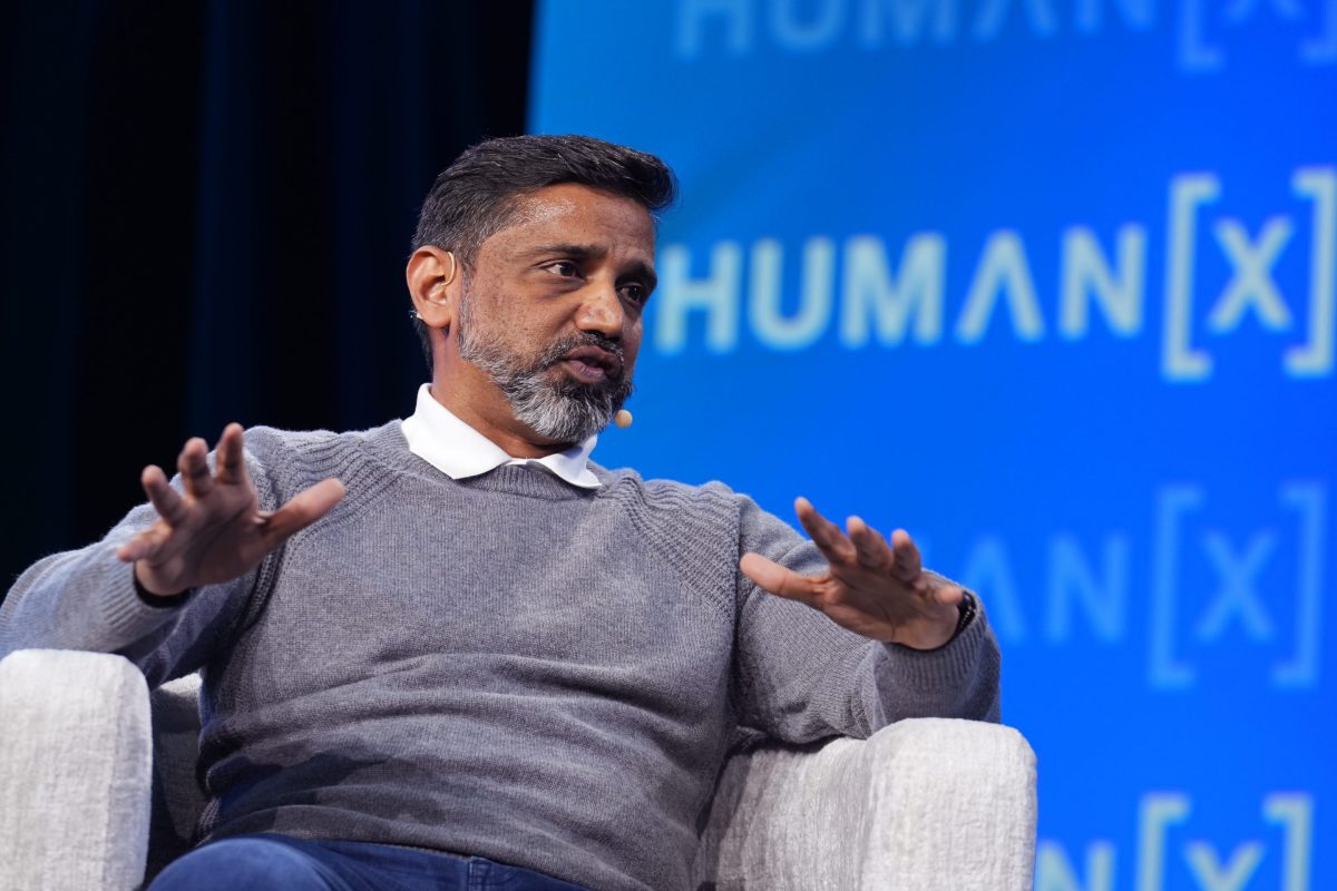 Uber CTO Praveen Neppalli Naga at HumanX, photographed by Big Event Media