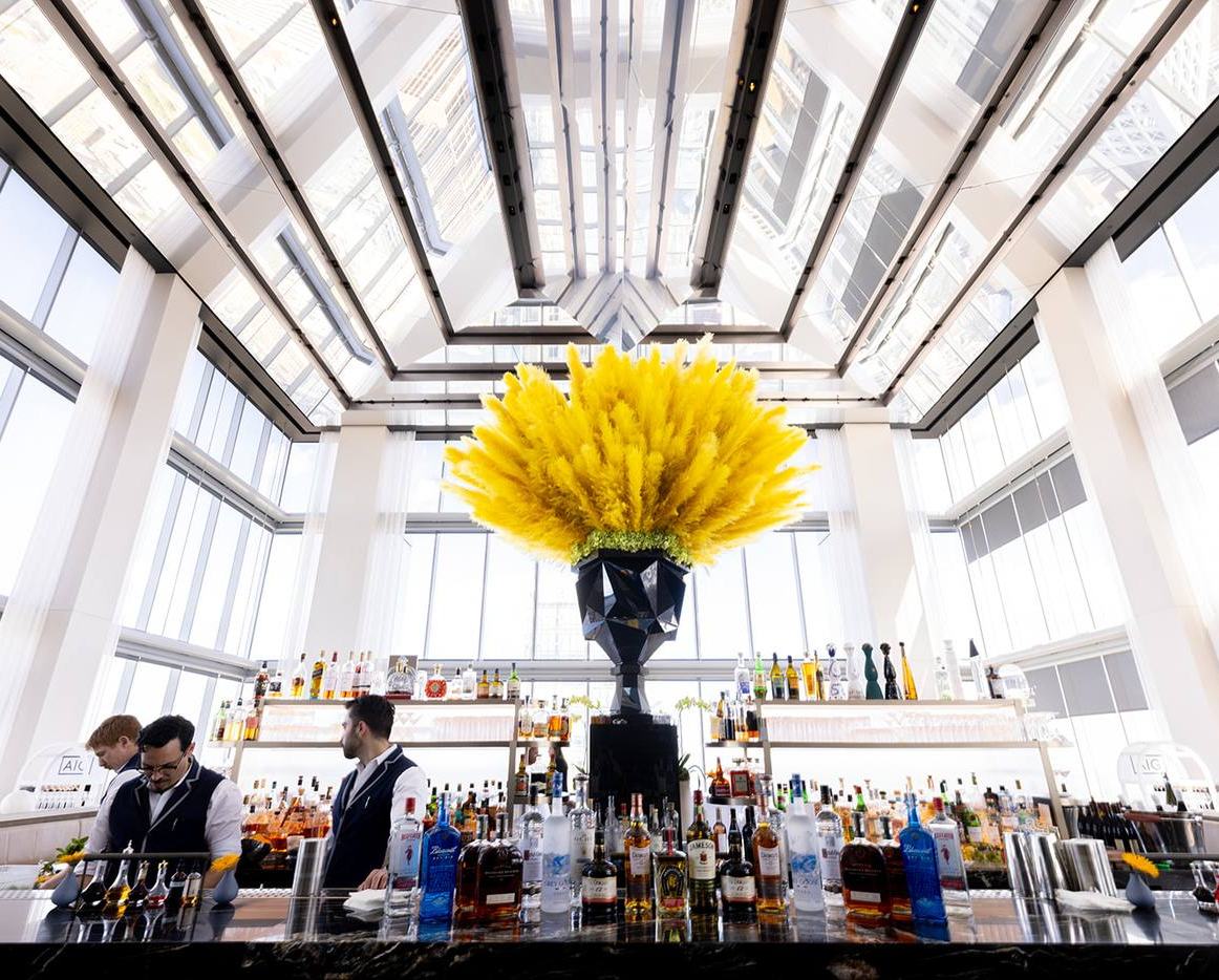 Premier sponsor rooftop activation at the Four Seasons during RISKWORLD