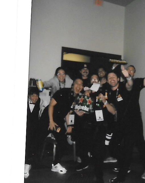 Crew polaroid from Money20/20